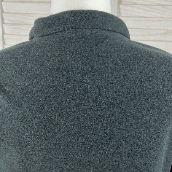 The North Face Black 1/4 Zip Fleece Pullover Medium - Picture 7 of 11